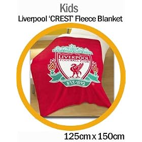 Liverpool F.C 'RED' Kids Football Theme Fleece Blanket