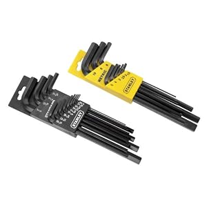 Stanley-85-753-22-Piece-Long-Arm-SAE-Metric-Hex-Key-Set
