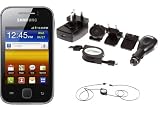 from UltimateAddons UltimateAddons Worldwide Travel Mains and Car Charger Kit for Samsung Galaxy Y including 1.8 Metre Long Retractable USB Cable