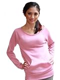 YogaColors Flash Dance Black Heart Boatneck Eco-Fleece Sweatshirt