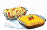 Review CSB Commodities AH8PC / Anchor Hocking 8 Piece Bakeware Set Bonus Kitchen Gadgets