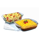 Anchor Hocking 8 Piece Bakeware Set Bonus Kitchen Gadgets by Anchor Hocking