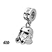 Star Wars Jewelry 3D Storm Trooper Stainless Steel Charm Dangle Drop