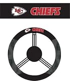 Kansas City Chiefs Poly-Suede Steering Wheel Cover - NFL