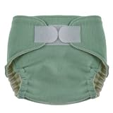 Swaddlebees Aplix Merino Wool Diaper Covers, Small, Mint