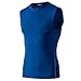 TopTie Men's Sleeveless Compression Shirt, Sports Base Layer Tank Top, Athletic Workout Shirt