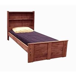 Amazon.com - Twin Bed with Bookcase Headboard by Chelsea ...