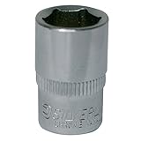 Silverline 4mm 1 4" Drive Chrome Vanadium Metric Hex Socket