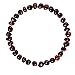 Natural Baltic Amber Adult Stretchable Bracelet/Anklet Cherry Colour Baroque By Amber Corner