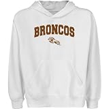 NCAA Western Michigan Broncos Youth White Logo Arch Pullover Hoody