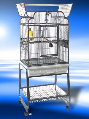 PARROT CAGE XAVIER AND MATCHING  STAND
