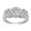 14K White Gold Diamond Ring - 2.00 Ct.