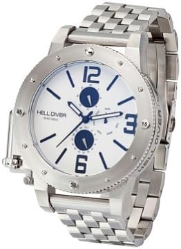 [ HELL DIVER ] NEW Stainless-Steel Men's Watch Silver_White Dial SB2C-1002MSIL