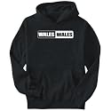 Hoodie Mens Black " Wales Negative " Countries