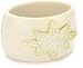 CZ by Kenneth Jay Lane Clear Gold Starburst Hinged title=