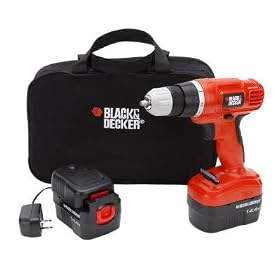 BLACK &amp; DECKER GCO1440SB-2 14.4-Volt Cordless Drill Kit: Home Improvement