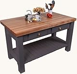 John Boos & Co. Grazzi Kitchen Work Table - Eggplant - GRZ6036-EP