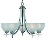 UPC 802062100144 product image for Hardware House 10-0144 Carlisle Chandelier, Satin Nickel | upcitemdb.com