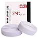 Sew on Hook and Loop Style 3/4 Inch Non-Adhesive Back Nylon Strips Fabric Fastener Non-Adhesive Interlocking Tape White,12.6 Yard