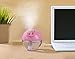 Urparcel Portable Mini Want Pig USB Ultrasonic Air Humidifier with Night Light (Pink)