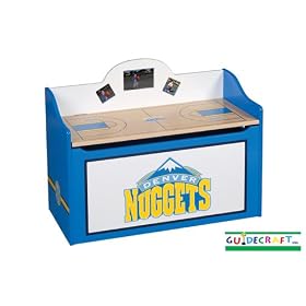 Denver Nuggets Kid's Storage Toy Box by Guidecraft