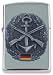 Sports : Max Fuchs Sturmfeuerzeug, "Marinesich.", silber, aufges. Barettabzeichen
