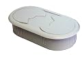Custom Accents Oval Grommet White