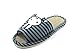 KW3102T- Bamboo Tatami indoor House Slippers With Bunny available four sizes in variety colors