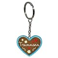 Kaltner Pr�sente Trachtenkette Lebkuchenherz (Trachten Kette Lebkuchen Herz Traummann), bayerischer Trachtenschmuck, Schl�sselanh�nger und Trachten Kette f�rs Dirndl oder die Damen Handtasche