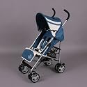 Comfortable pushchair - buggy, blue