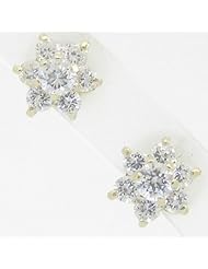 Kids 14K solid gold earrings fancy stud hoop huggie ball fashion dangle swa...