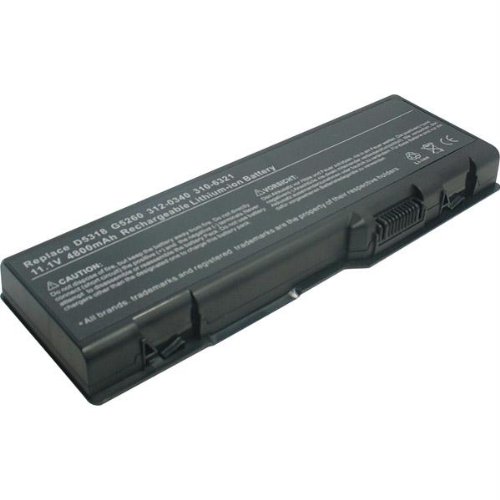 Replacement Battery For Dell Inspiron 6000 Series - 4800Mah, 11.1V Li-Ion