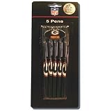 NFL Football Team Five Pen Set - Green Bay Packers