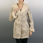 BGSD Women’s Two Tone Merino Shearling Coat