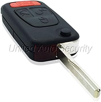 4 BUTTON FLIP KEY REMOTE SHELL FOR MERCEDES-BENZ MB34 W201 W202 W210 W208 R163