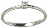 Damen-Verlobungsring 9 Karat 375 Gelbgold 1 Diamant 9-RD939DI25-p 