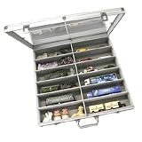 SET! Sammelvitrine/ Koffer "Maxi" von SAFE + 10 Mini St�nder, Dekost�nder