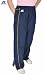 Russell Athletic Womens Warmup Mesh lined Running, Jogging, Windbreakers Gym/Track Pant,Navy/Gold,L