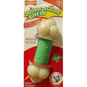 Nylabone Double-Action Chew Dog Bone Wolf