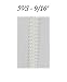 200 Yards YKK Vislon Zipper Chain - 9/16