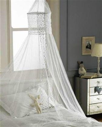 Popsicle White Voile Bed Canopie- (CTB066313)