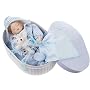 Andrew In Hatbox 16" Porc Baby Boy Doll ~Retired