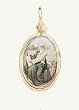 Gold Plated Religious Medal - Saint Luke