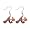Atlanta Braves Dangle Logo Earring Set Charm Gift Mlb Image #1