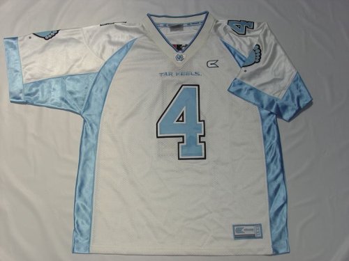 Buy NCAA North Carolina Tarheels #4 Adult Football Jersey by Colosseum