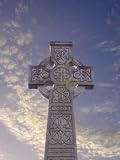 Celtic Cross with Blue Sky - 36