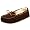 Minnetonka Women's 4012 Cally Faux Fur Slipper,Chocolate,7 M US