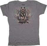 Hot Topic Senses Fail Youth Gray T-Shirt Tee
