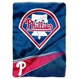 Philadelphia Phillies 60''x80'' Royal Plush Raschel Throw Blanket - Speed Design