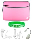 5n1 Non-OEM Amazon Kindle DX 9.7 Dual-Pocket Sleeve Case - Pink